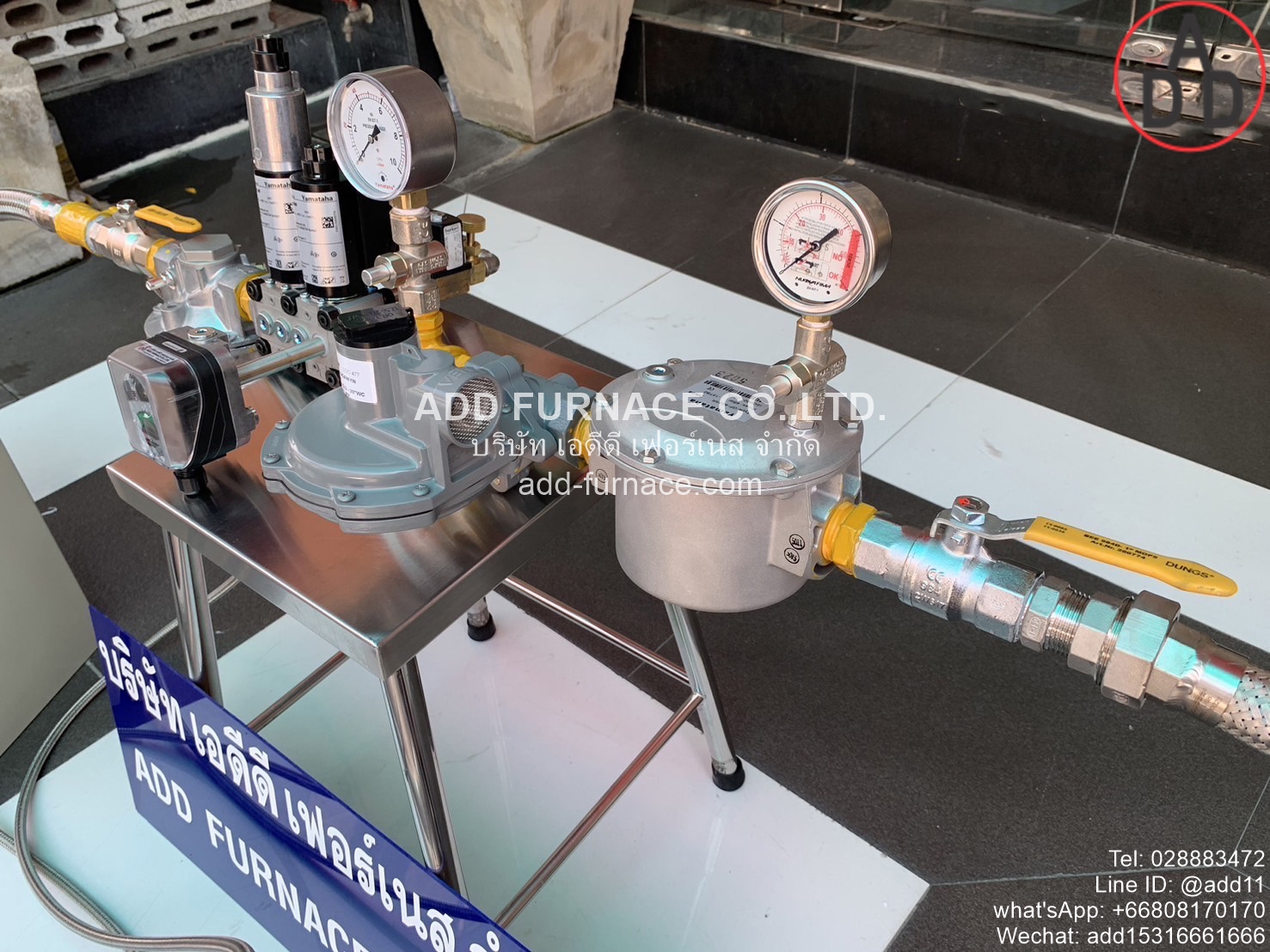 Yamataha TJ series Burner for Heating and Holding Aluminum Crucible (6)